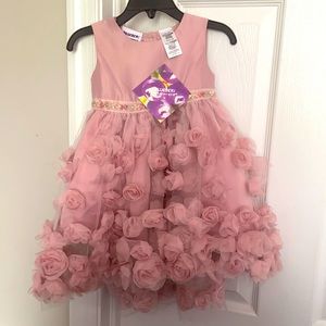 Pink flower size 18M baby girl dress